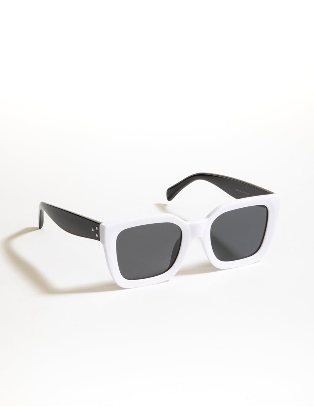 

Urban Monkey Unisex Square Sunglasses with UV Protected Lens 2165-C5-white+ black