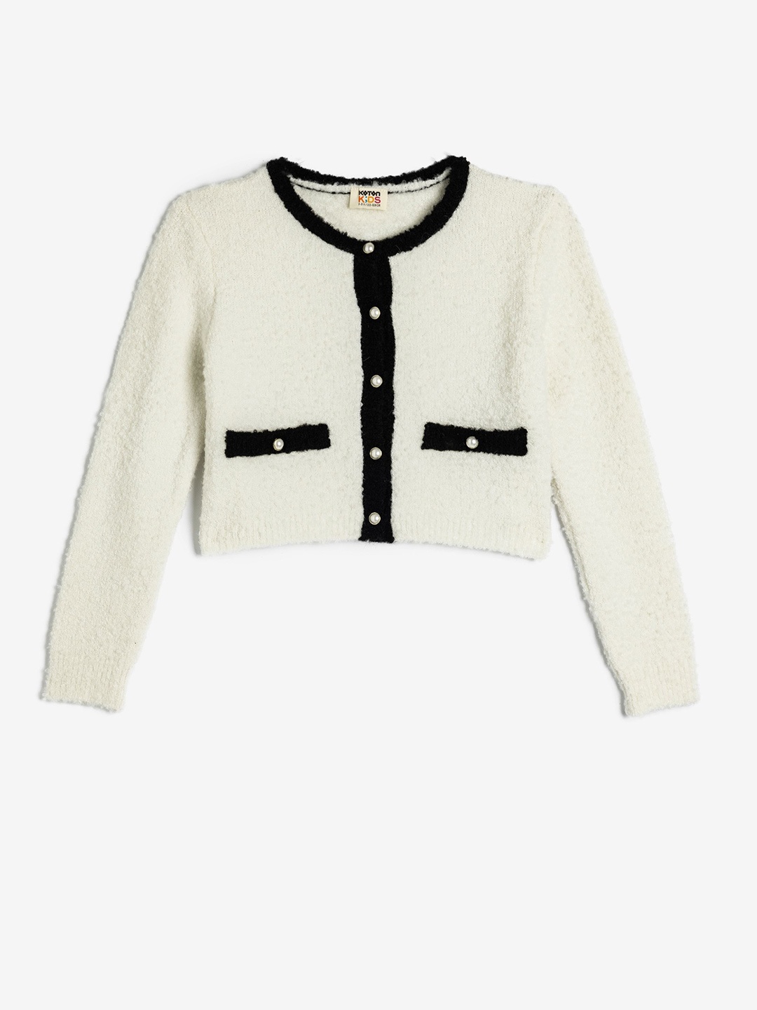 

Koton Girls Long Sleeves Cardigan, Beige