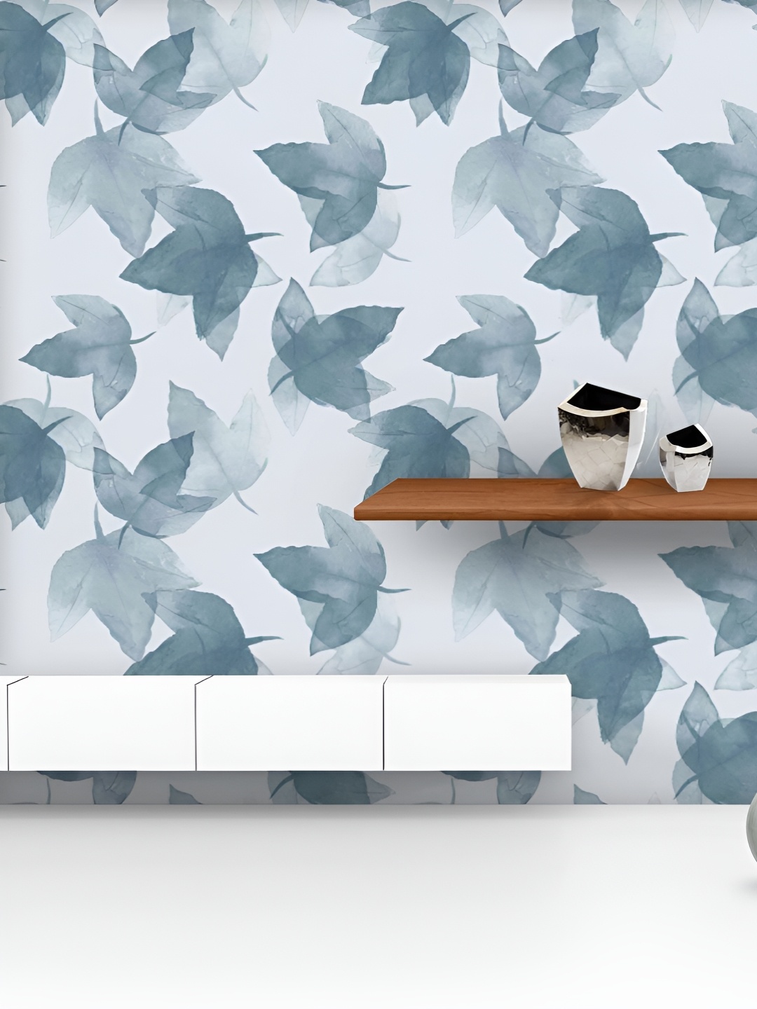 

ArtzFolio Printed UV-Resistant Anti-Bacterial Autumn Leaves Peel & Stick Wallpaper, Multi