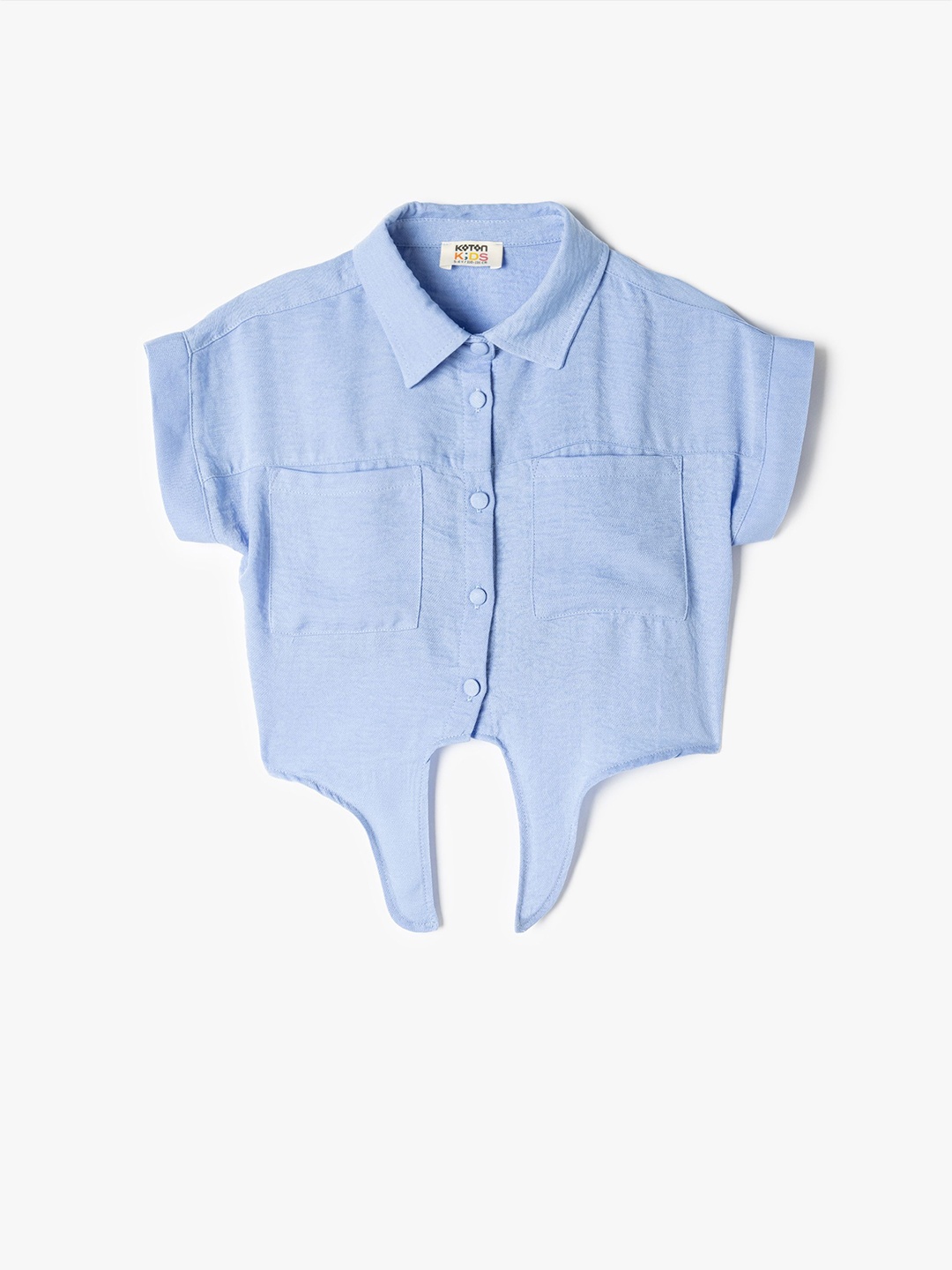 

Koton Girls Opaque Casual Shirt, Blue