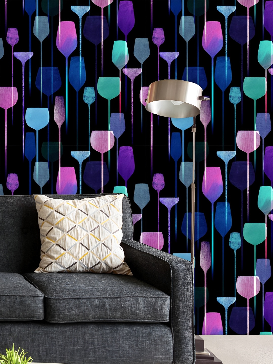 

ArtzFolio Printed UV-Resistant Anti-Bacterial Conceptual Drinks Peel & Stick Wallpaper, Multi