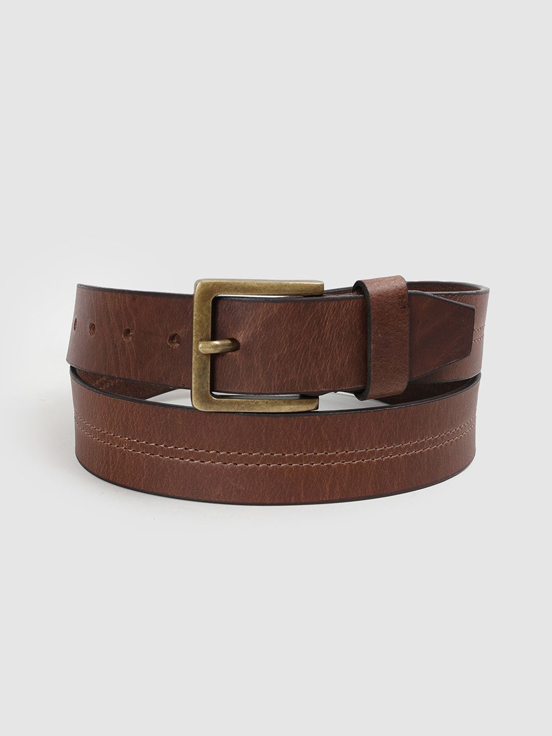 

CODE by Lifestyle Men Leather Belt, Brown