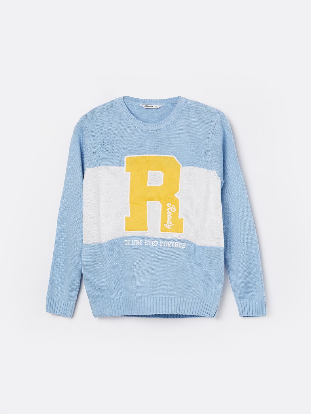 

Fame Forever by Lifestyle Boys Typography Printed Pullover Sweaters, Blue