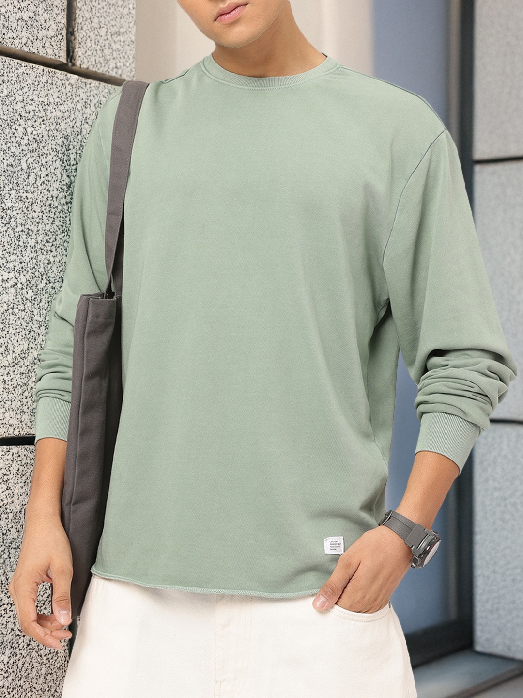 

Kook N Keech Cozy Crew Relaxed Fit Sweatshirt, Green
