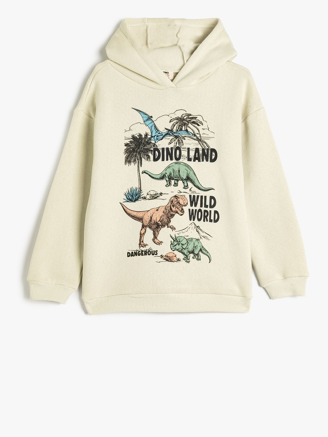 

Koton Boys Printed Sweatshirt, Beige