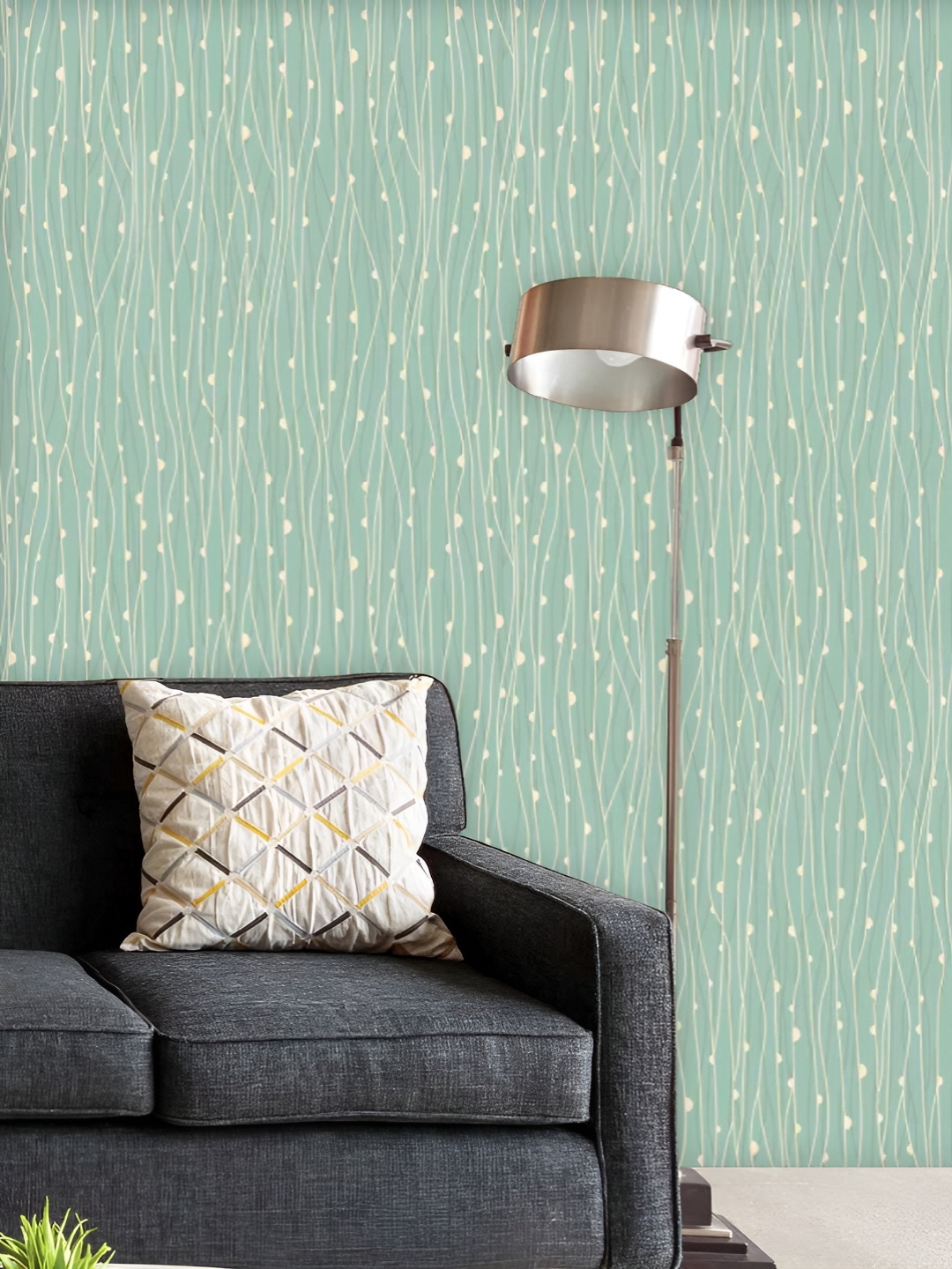 

ArtzFolio Printed UV-Resistant Anti-Bacterial Abstract Style Peel & Stick Wallpaper, Multi