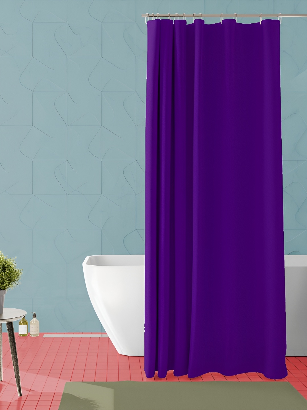 

ArtzFolio Violet Waterproof Shower Curtain