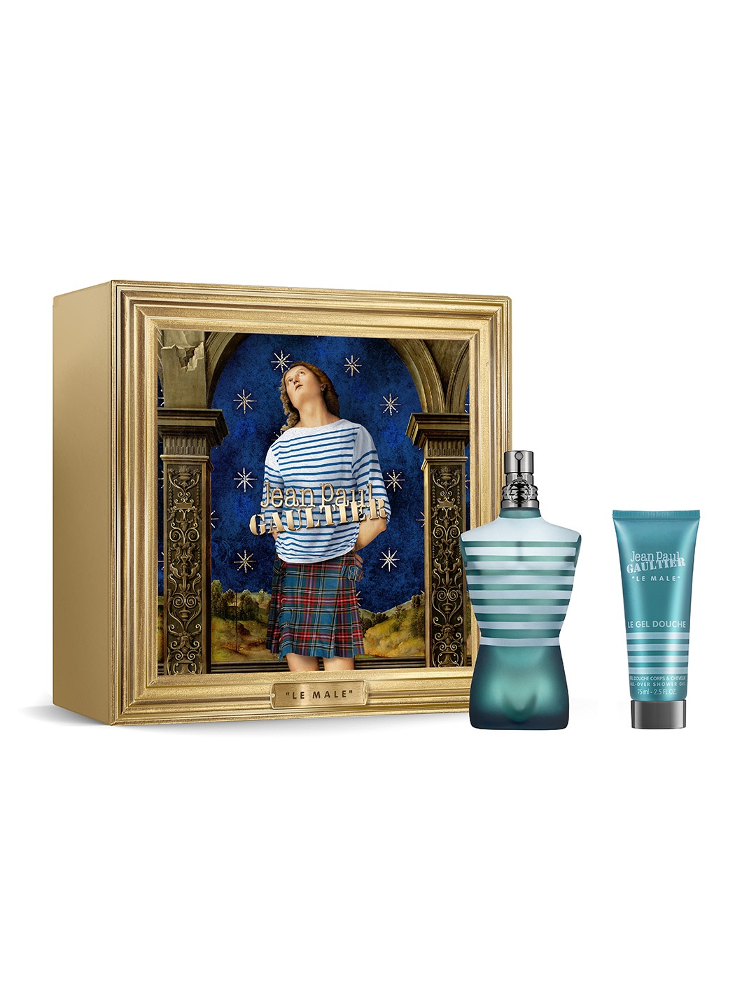 

Jean Paul Gaultier Le Male Eau De Toilette 125ml & Shower Gel 75ml Combo, Blue