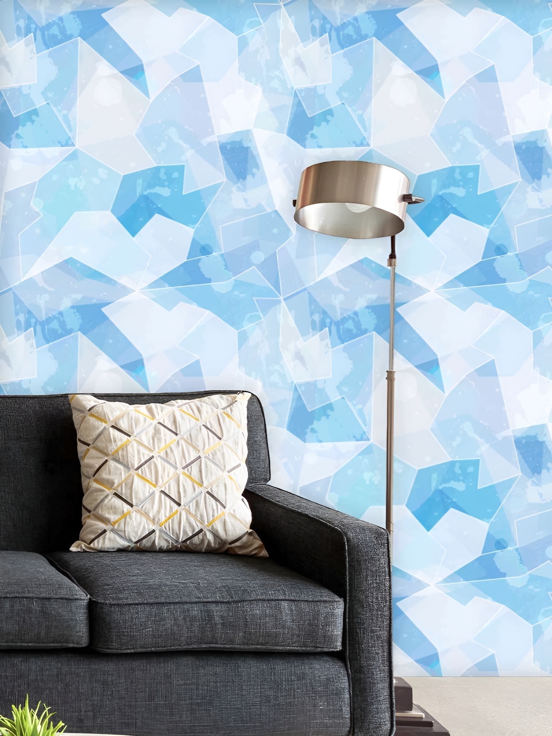 

ArtzFolio Printed UV-Resistant Anti-Bacterial Ice Style Peel & Stick Wallpaper, Multi