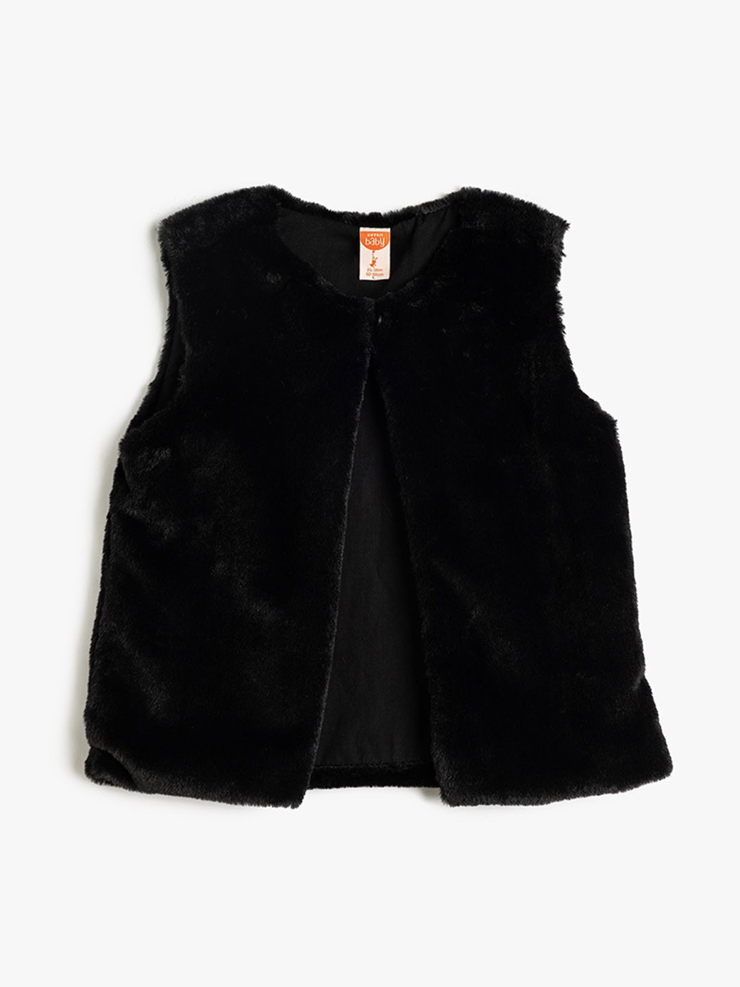 

Koton Girls Sleeveless Pea Coats, Black