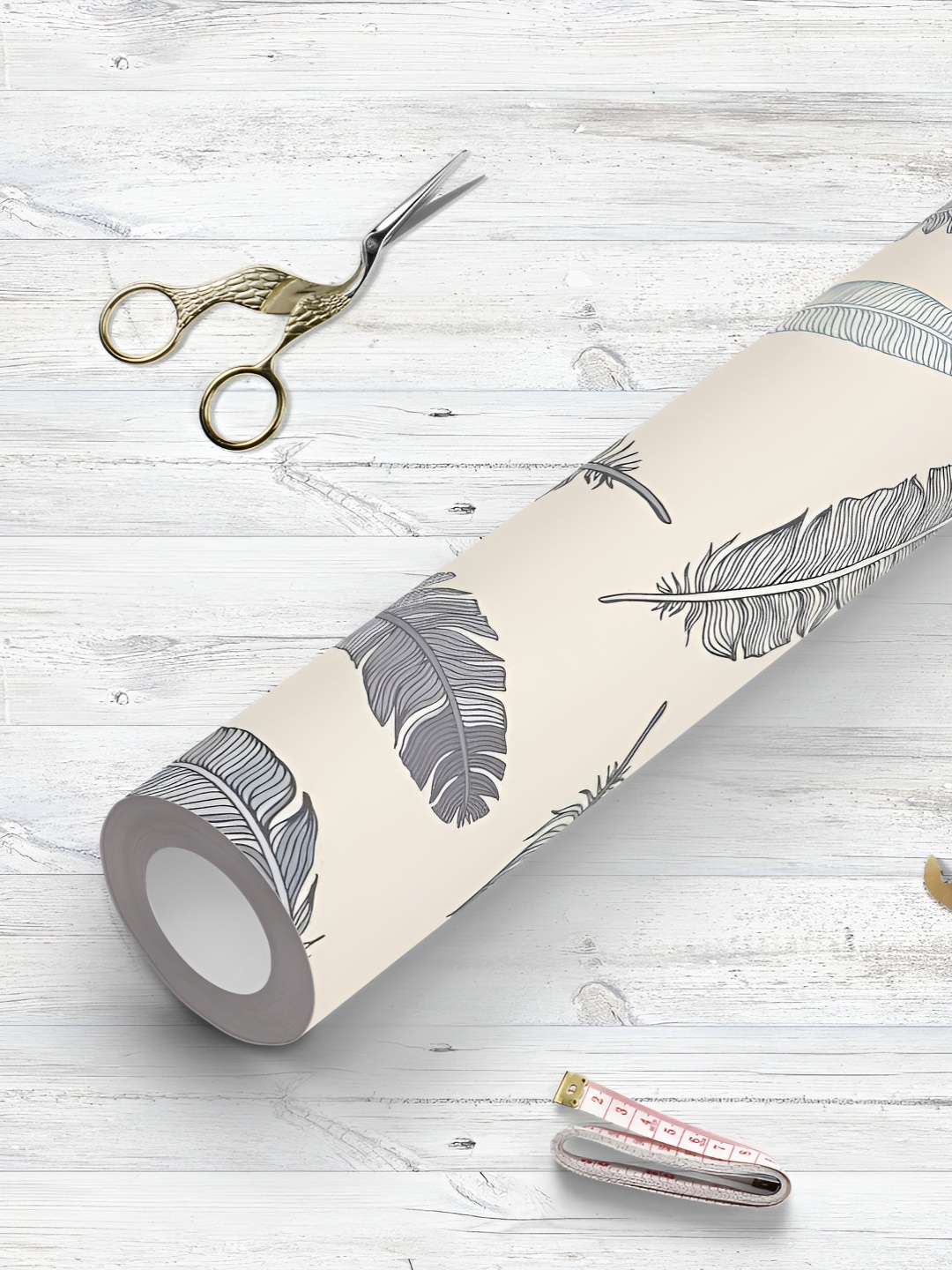 

ArtzFolio Printed UV-Resistant Anti-Bacterial FeatheryPeel & Stick Wallpaper, Multi