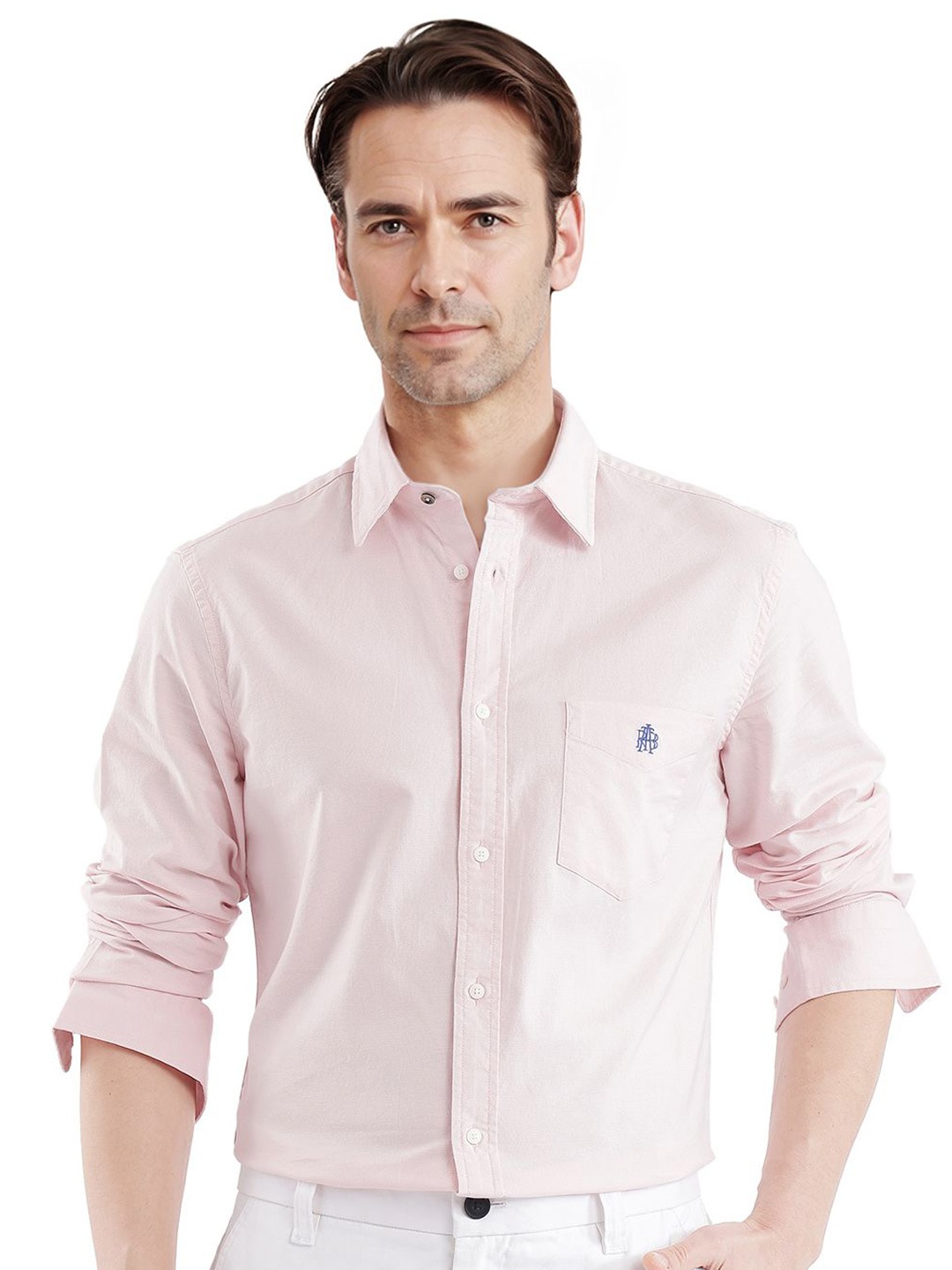 

RARE RABBIT Men Comfort Opaque Formal Shirt, Pink