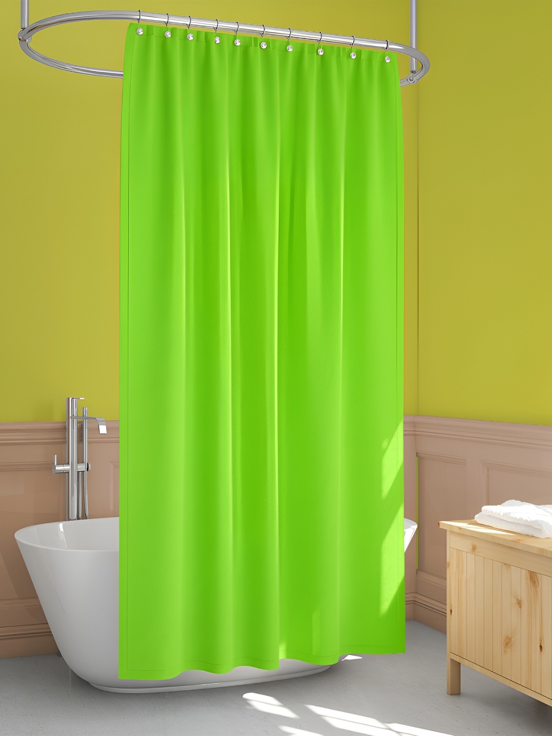 

ArtzFolio Single Piece Waterproof Polyester Shower Curtain, Multi