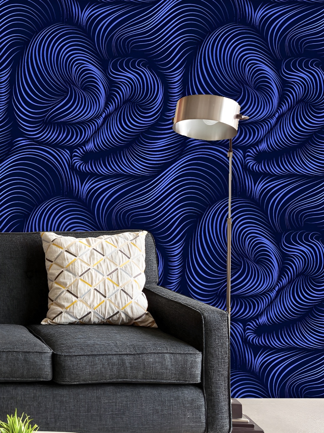 

ArtzFolio Printed UV-Resistant Anti-Bacterial Abstract Pattern Peel & Stick Wallpaper, Multi