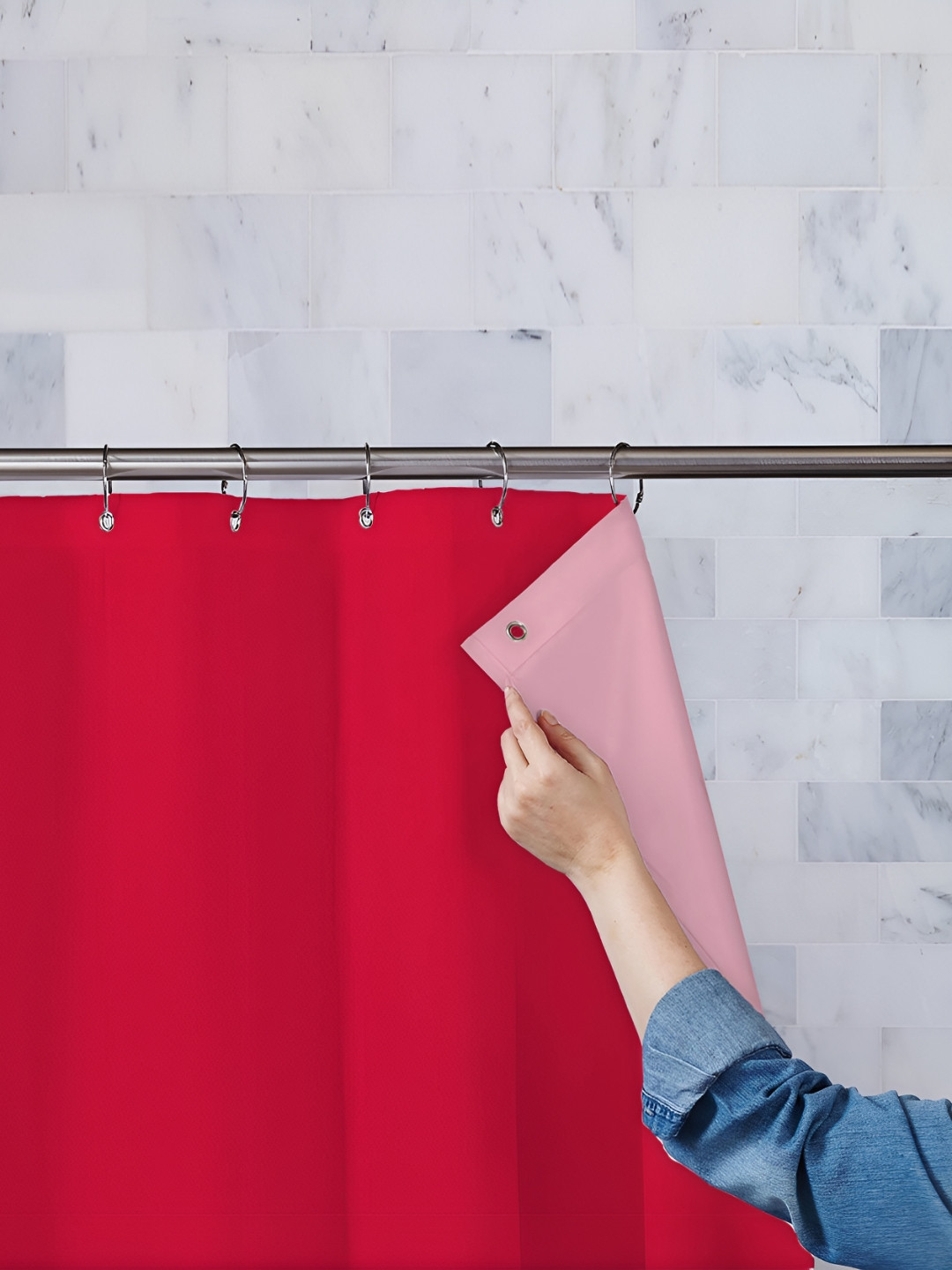 

ArtzFolio Single Piece Waterproof Polyester Shower Curtain, Multi