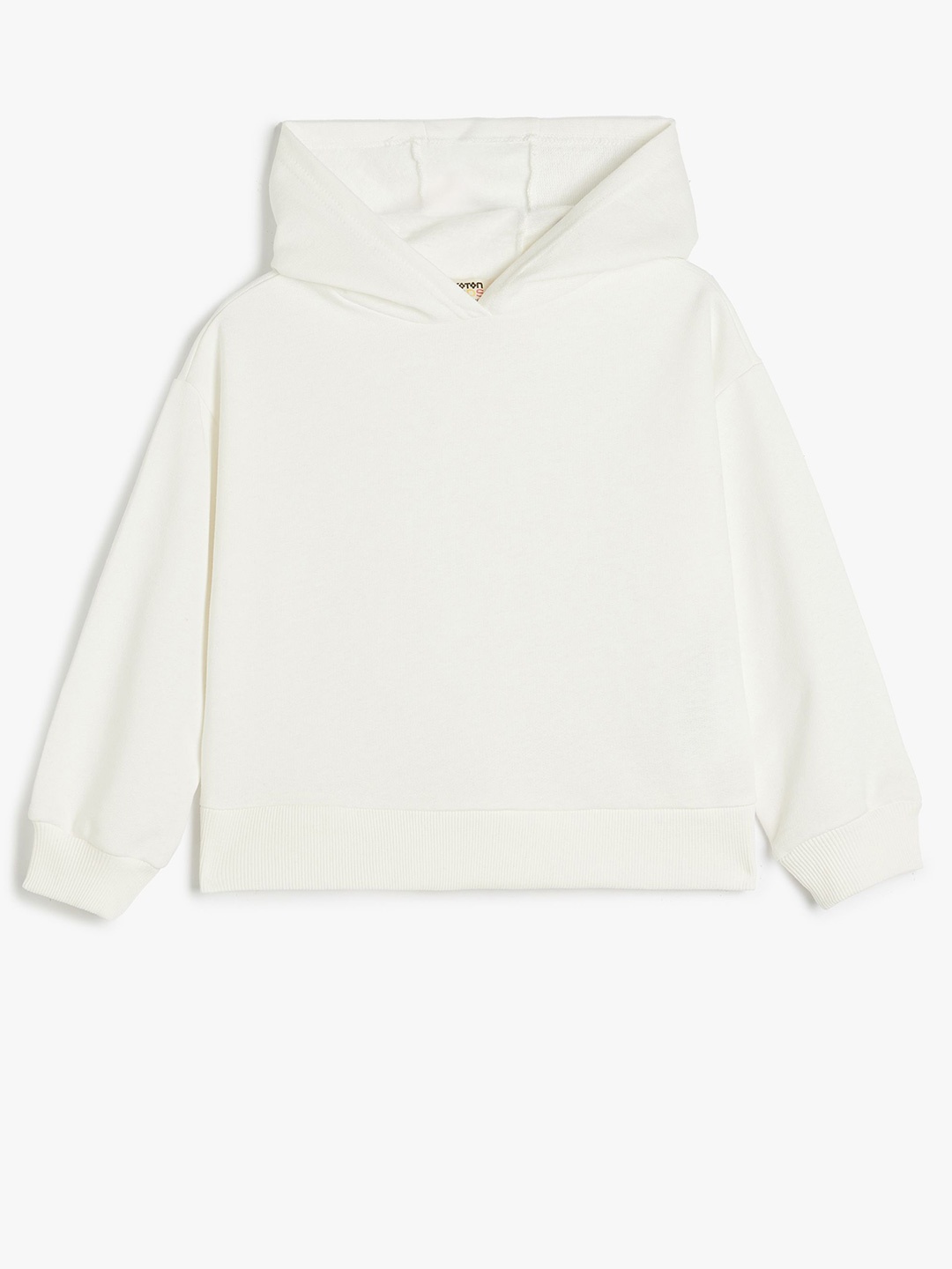 

Koton Girls Long Sleeves Hooded Pullover Sweatshirt, Beige
