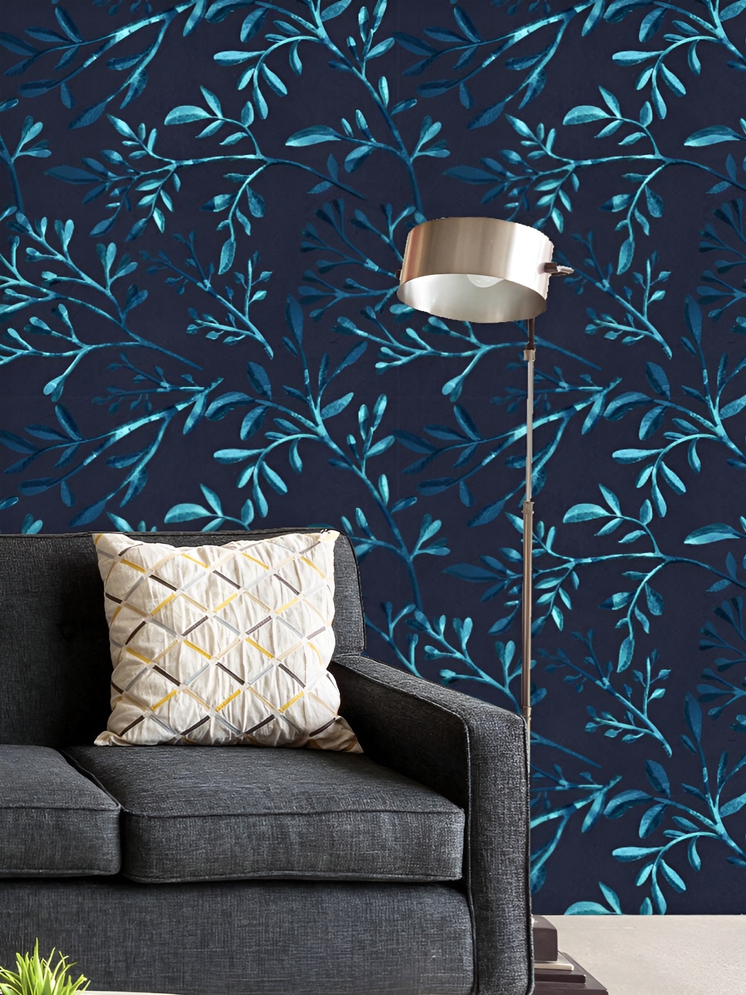 

ArtzFolio Printed UV-Resistant Anti-Bacterial Floral Botanical Pattern Peel & Stick Wallpaper, Multi