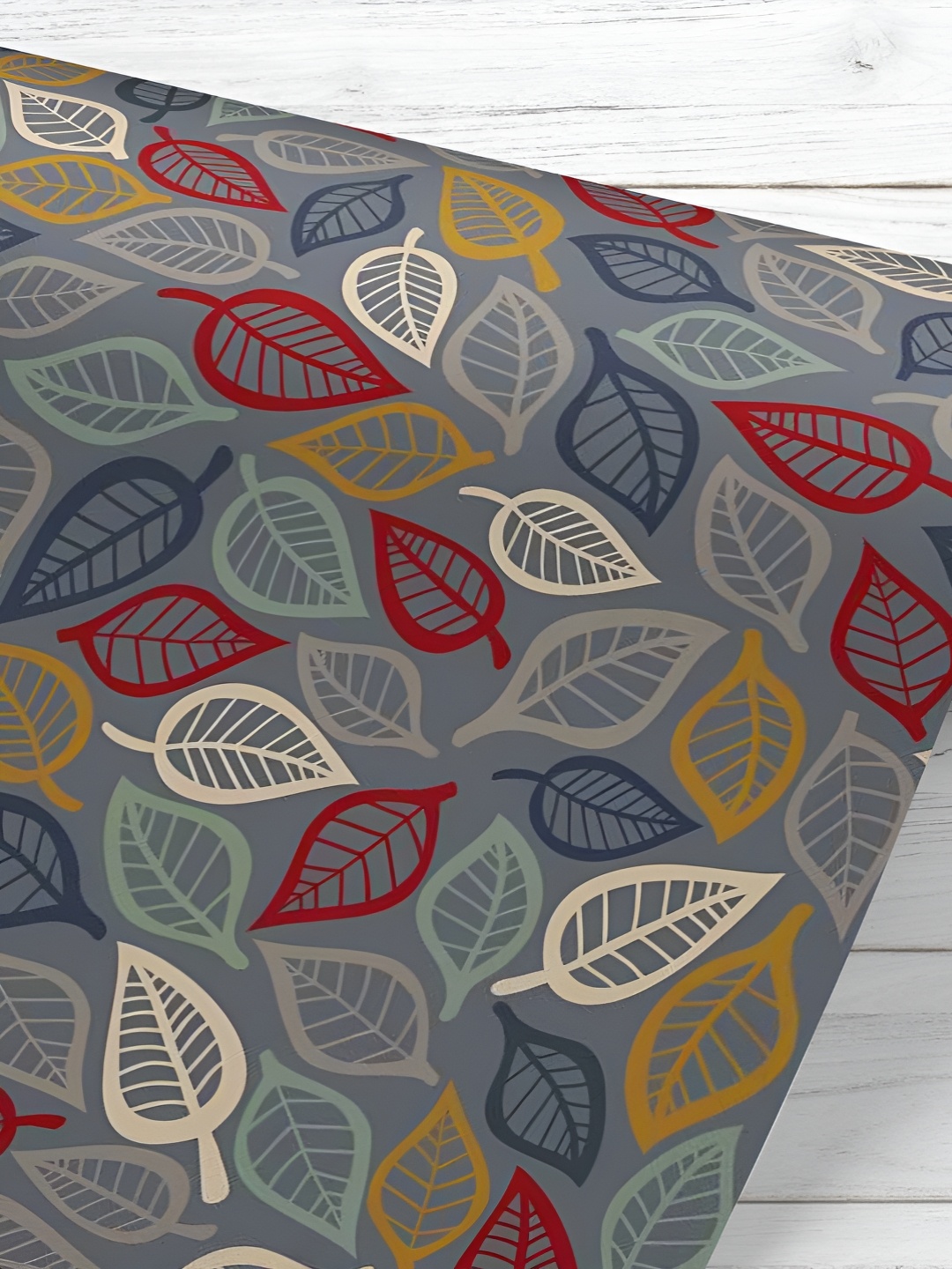 

ArtzFolio Printed UV-Resistant Anti-Bacterial Summer Leaves Peel & Stick Wallpaper, Multi