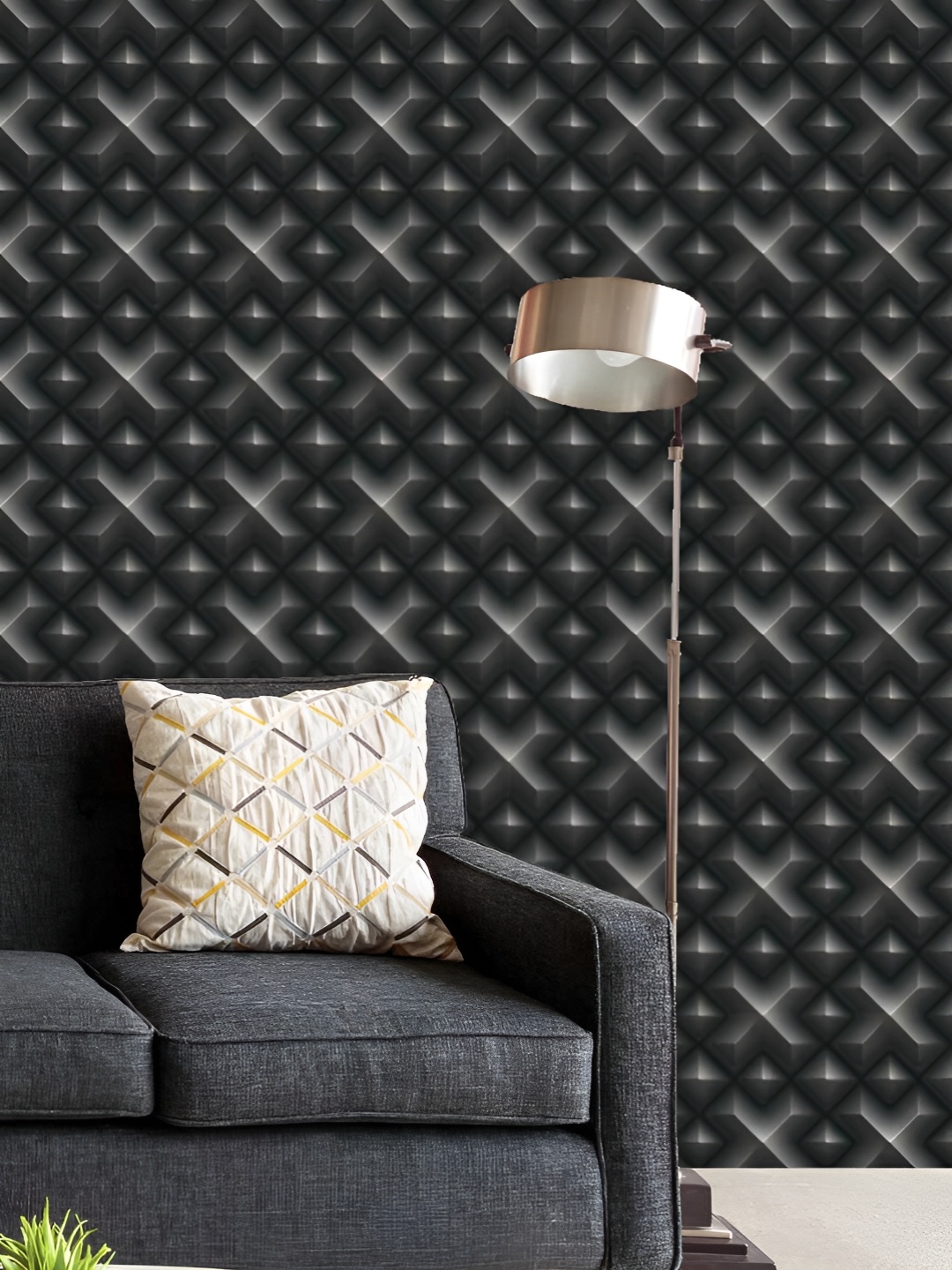 

ArtzFolio Printed UV-Resistant Anti-Bacterial Abstract Art D41Peel & Stick Wallpaper, Multi