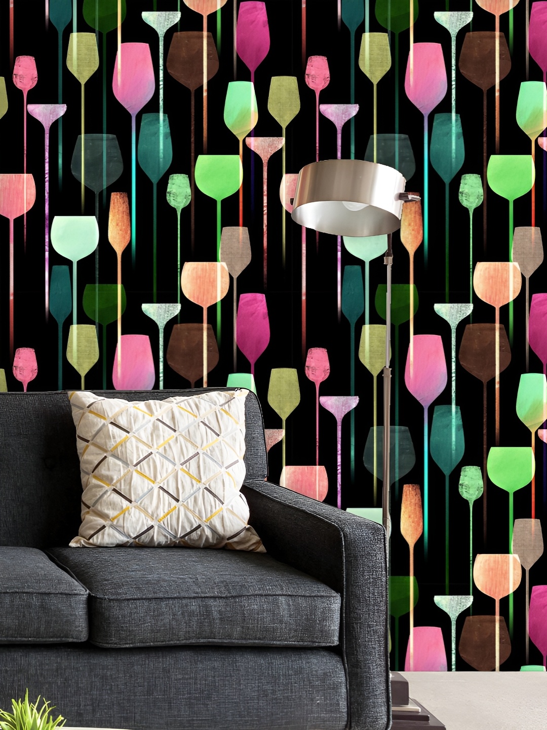 

ArtzFolio Printed UV-Resistant Anti-Bacterial Conceptual Drinks Peel & Stick Wallpaper, Multi