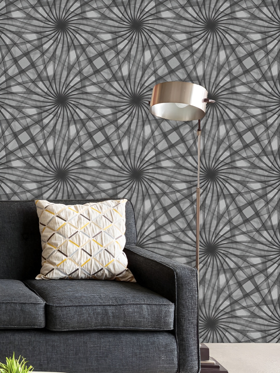 

ArtzFolio Printed UV-Resistant Anti-Bacterial Abstract Black White Peel & Stick Wallpaper, Multi