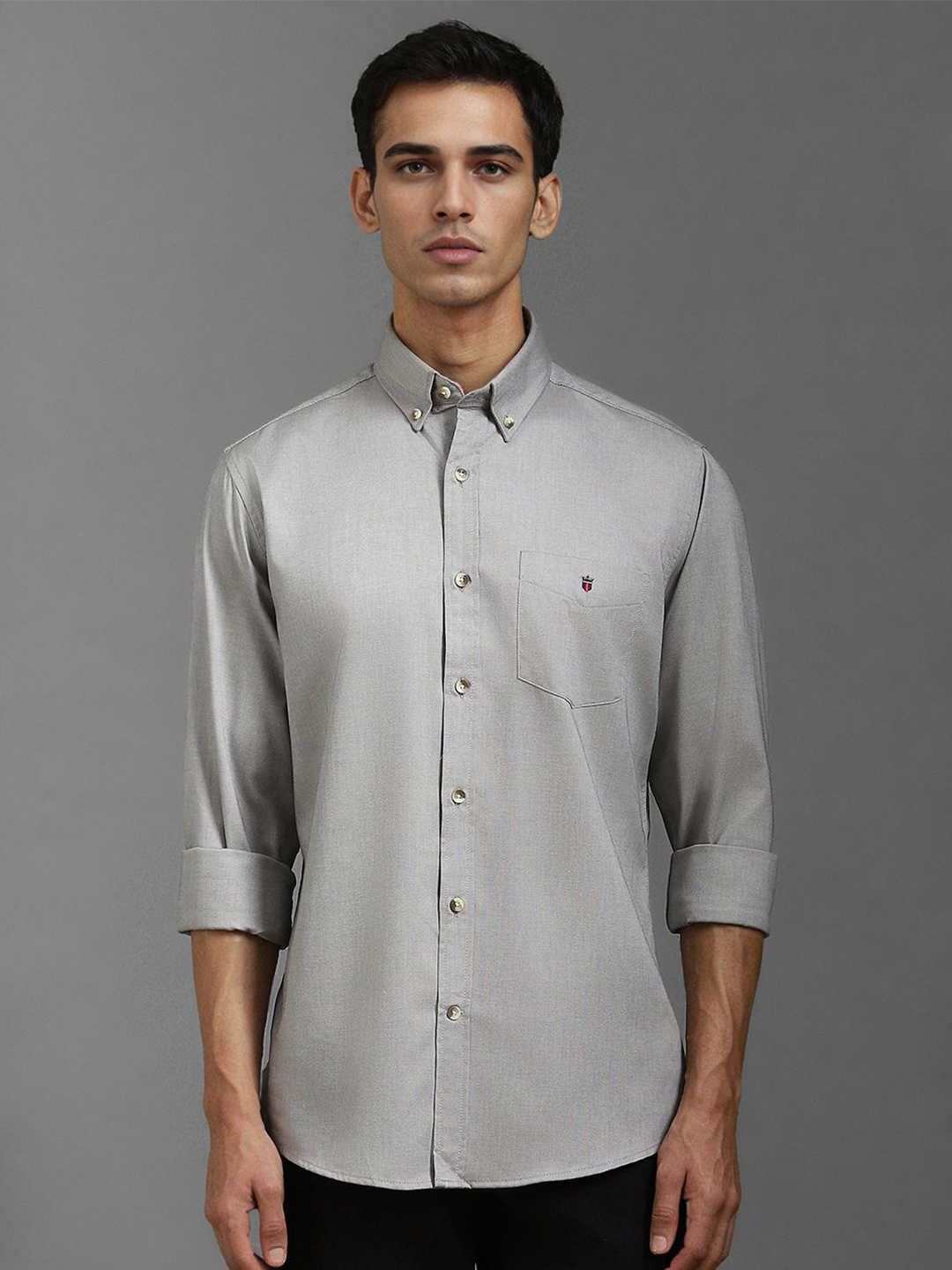 

Louis Philippe Sport Men Slim Fit Opaque Casual Shirt, Grey