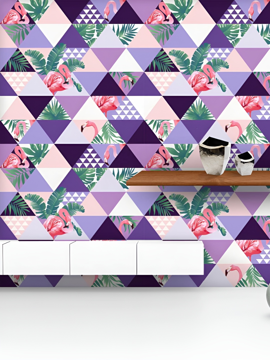 

ArtzFolio Printed UV-Resistant Anti-Bacterial Floral Tropical Banana Leaves Peel & Stick Wallpaper, Multi