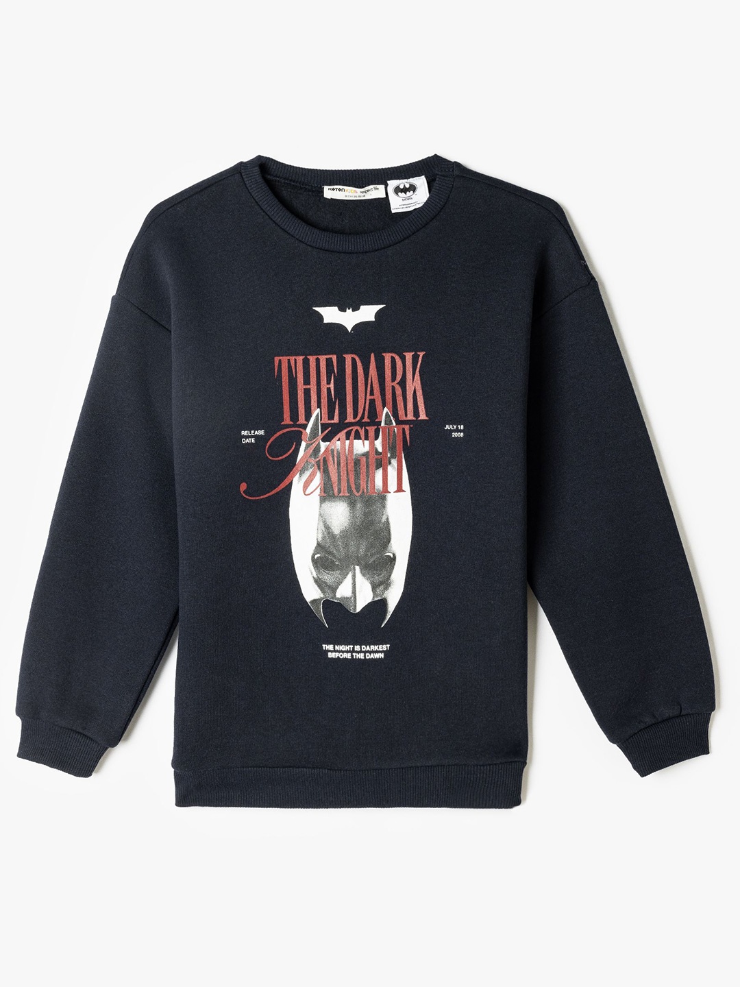 

Koton Boys Graphic Printed Sweatshirt, Navy blue