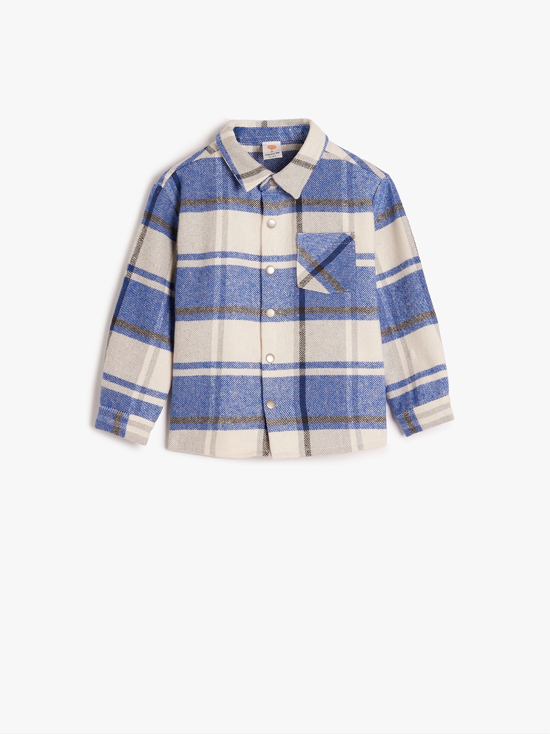 

Koton Boys Tartan Checks Opaque Checked Casual Shirt, Blue