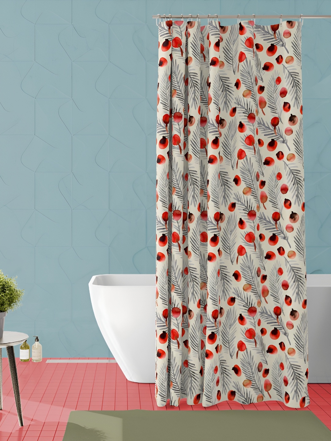 

ArtzFolio Single Piece Waterproof Polyester Shower Curtain, Multi