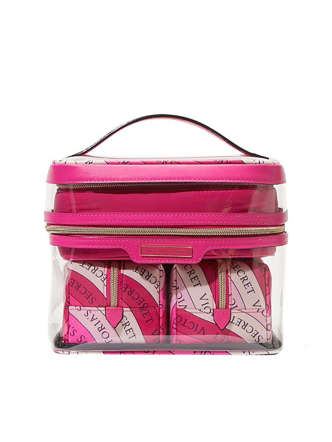 

Victoria's Secret Set of 4 Pouch Travel Accessory, Pink