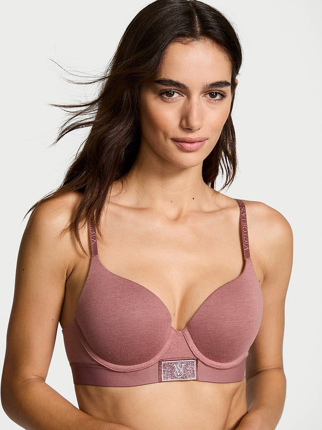 

Victoria's Secret Women Cut and Sew Full Coverage Underwired Heavily Padded Bra, Pink