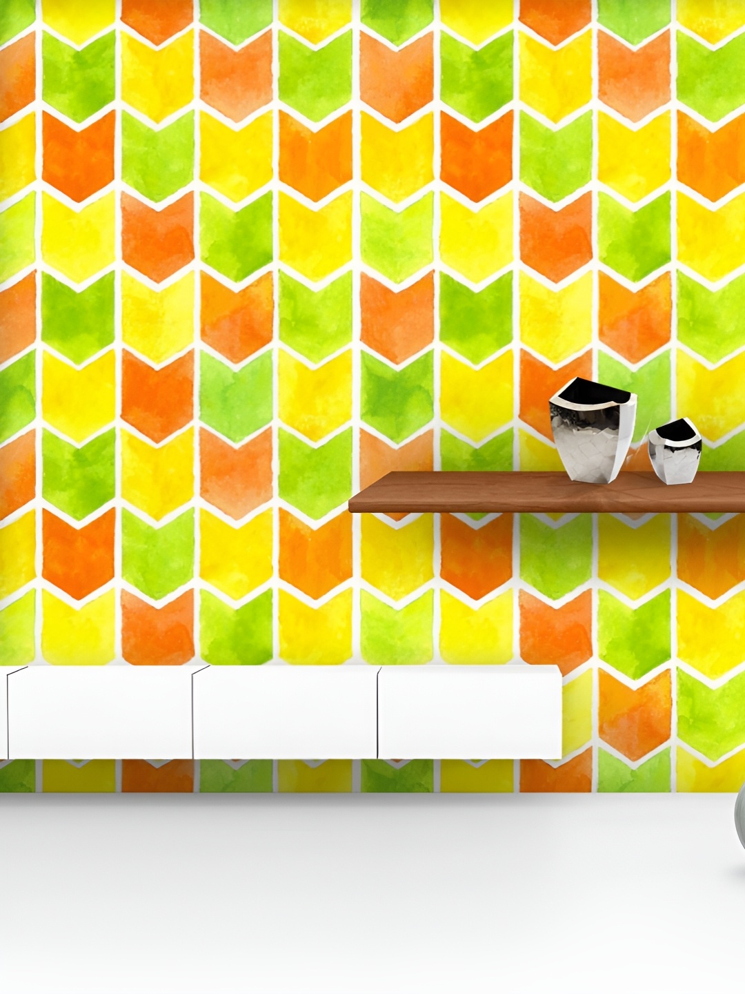 

ArtzFolio Printed UV-Resistant Anti-Bacterial Watercolor Arrows Peel & Stick Wallpaper, Multi