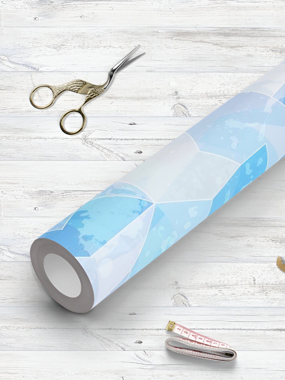 

ArtzFolio Printed UV-Resistant Anti-Bacterial Ice Style Peel & Stick Wallpaper, Multi