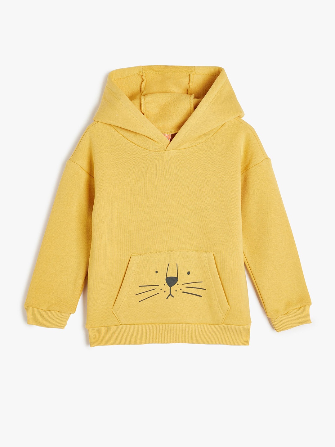 

Koton Boys Long Sleeves Hooded Pullover Sweatshirt, Yellow