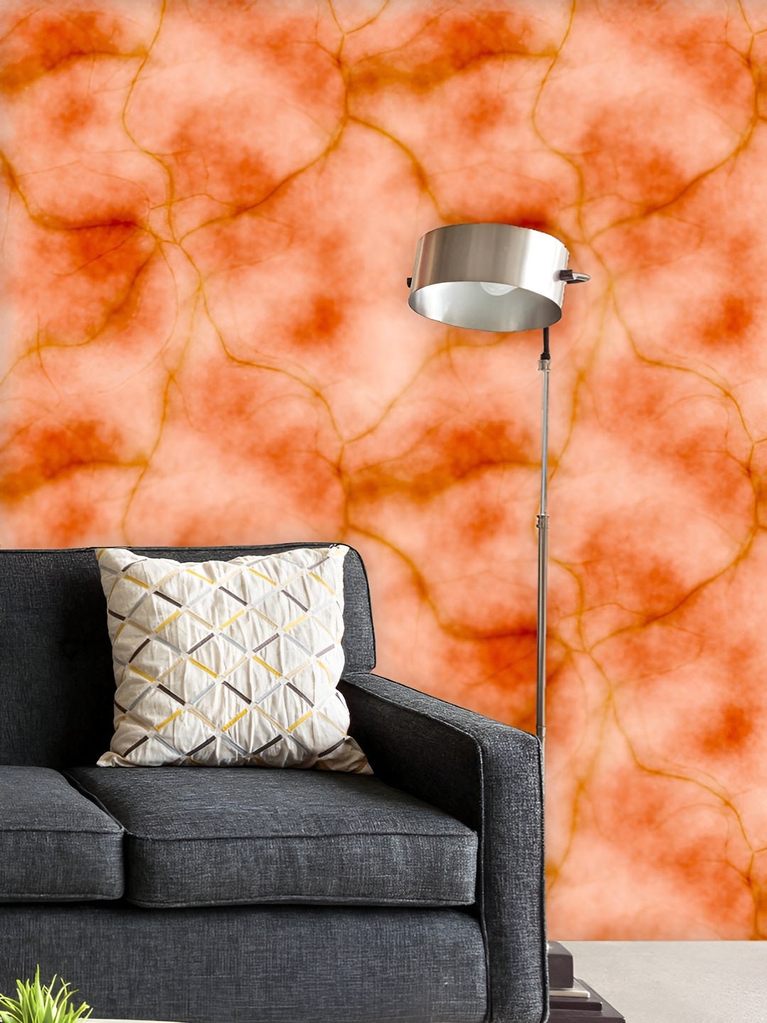 

ArtzFolio Printed UV-Resistant Anti-Bacterial Abstract Marble Art Peel & Stick Wallpaper, Multi