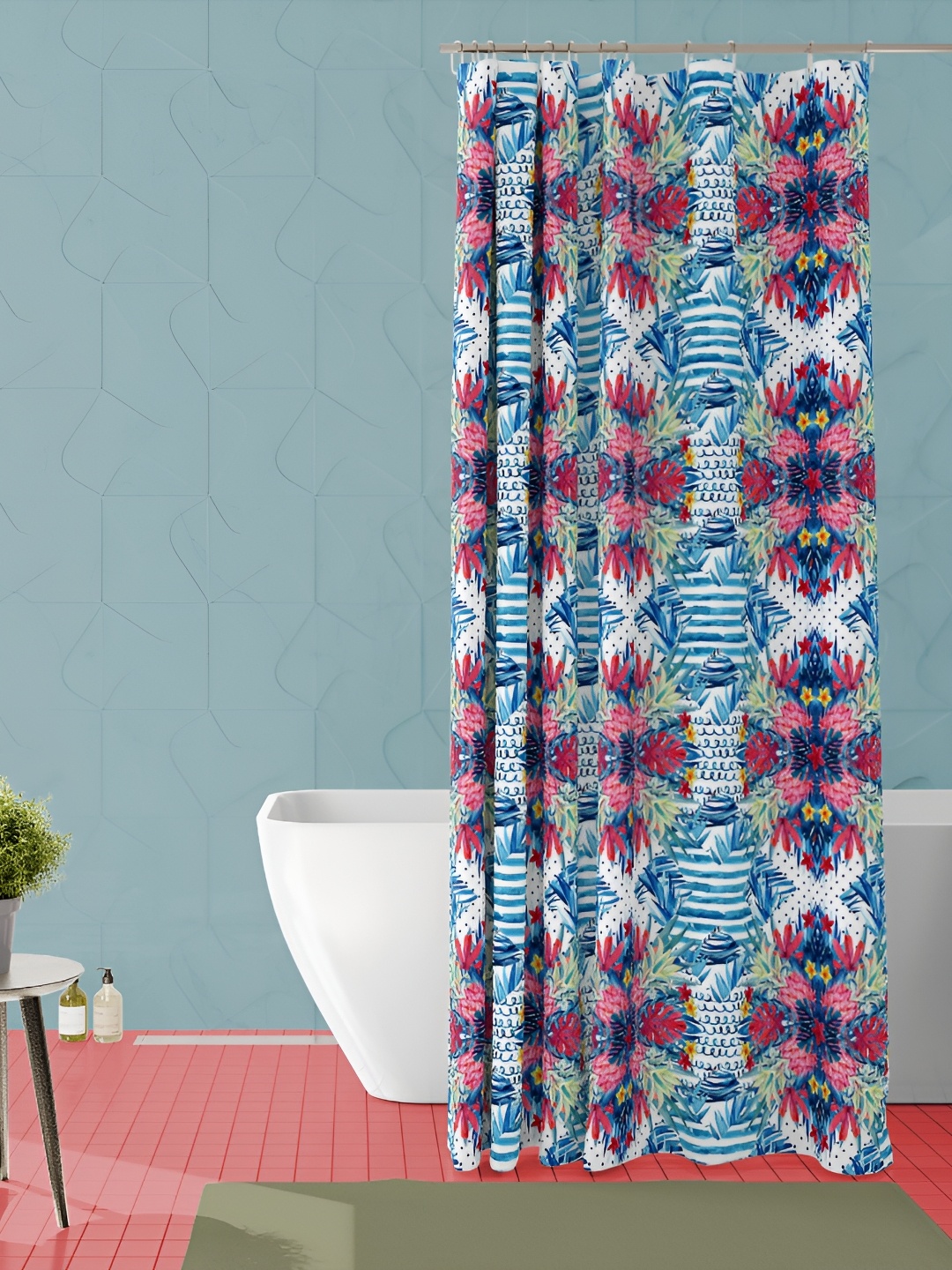 

ArtzFolio Single Piece Waterproof Polyester Shower Curtain, Multi