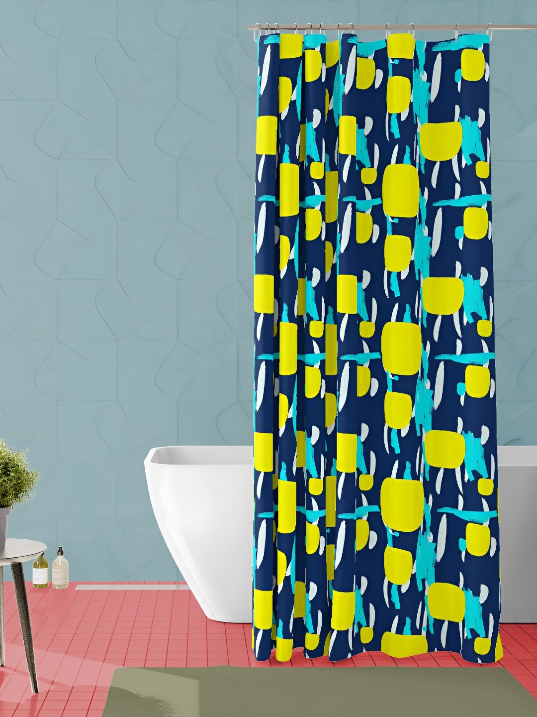 

ArtzFolio Single Piece Waterproof Polyester Shower Curtain, Multi