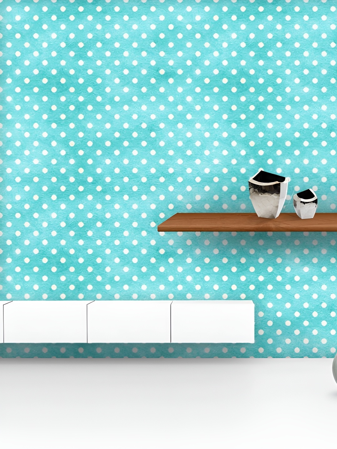 

ArtzFolio Printed UV-Resistant Anti-Bacterial Polka Dots Peel & Stick Wallpaper, Multi