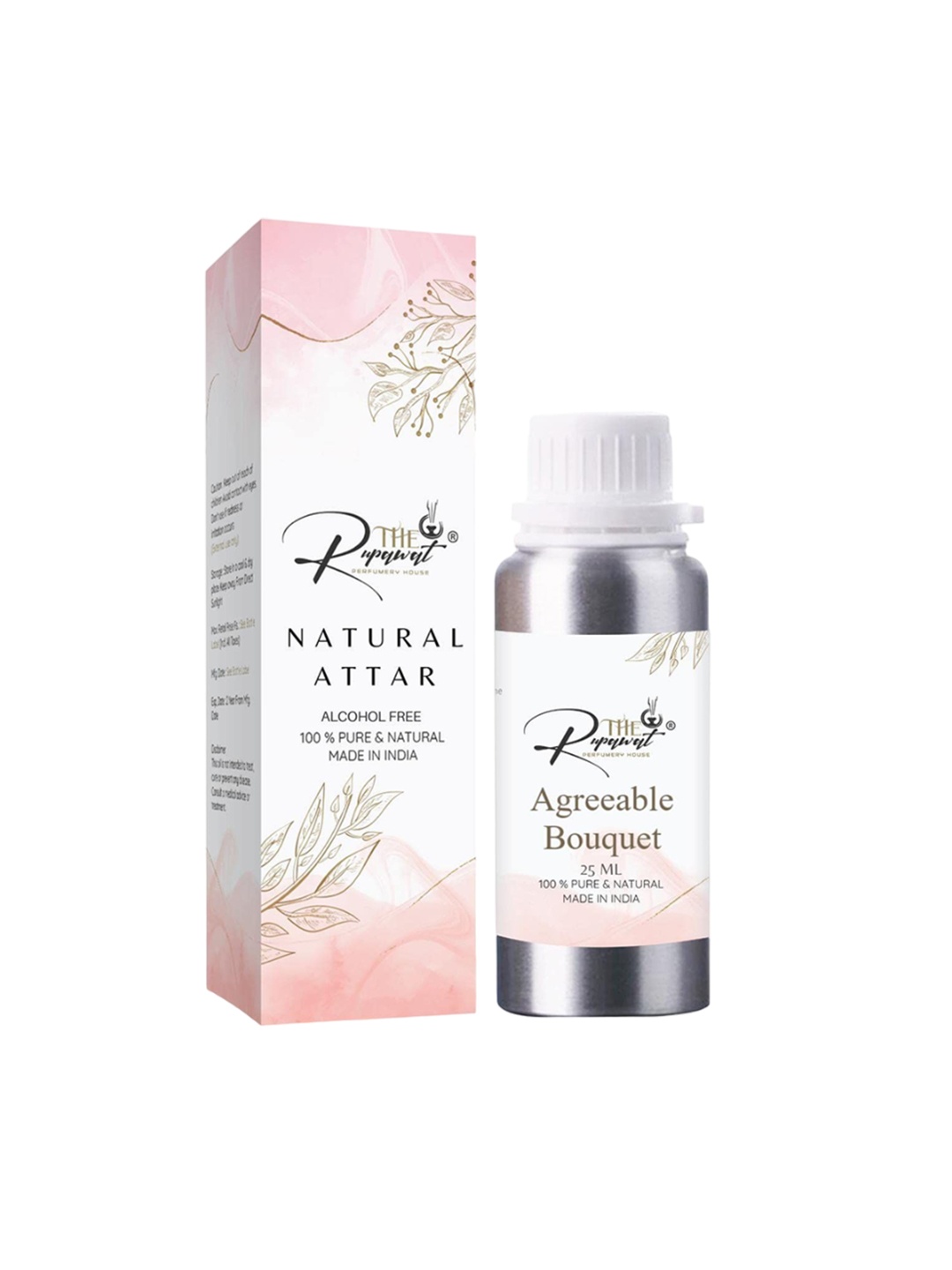 

THE RUPAWAT Perfumery House Agreeable Bouquet Attar - 25 ml, Transparent