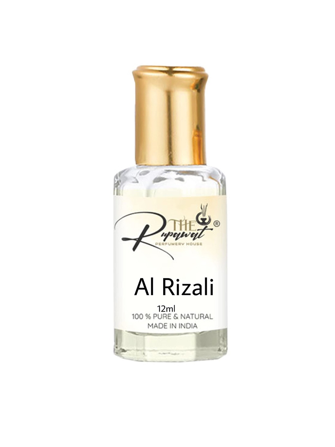 

THE RUPAWAT Perfumery House AI Rizali 100% Natural & Pure Alcohol Free Attar - 12 ml, Transparent