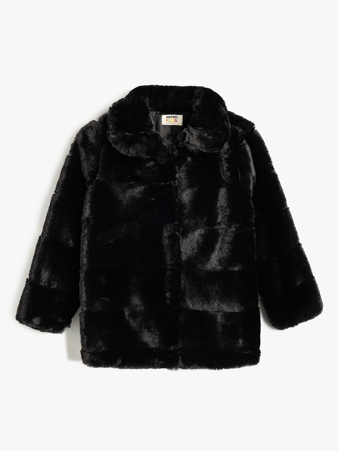 

Koton Girls Striped Tailored Jacket, Black