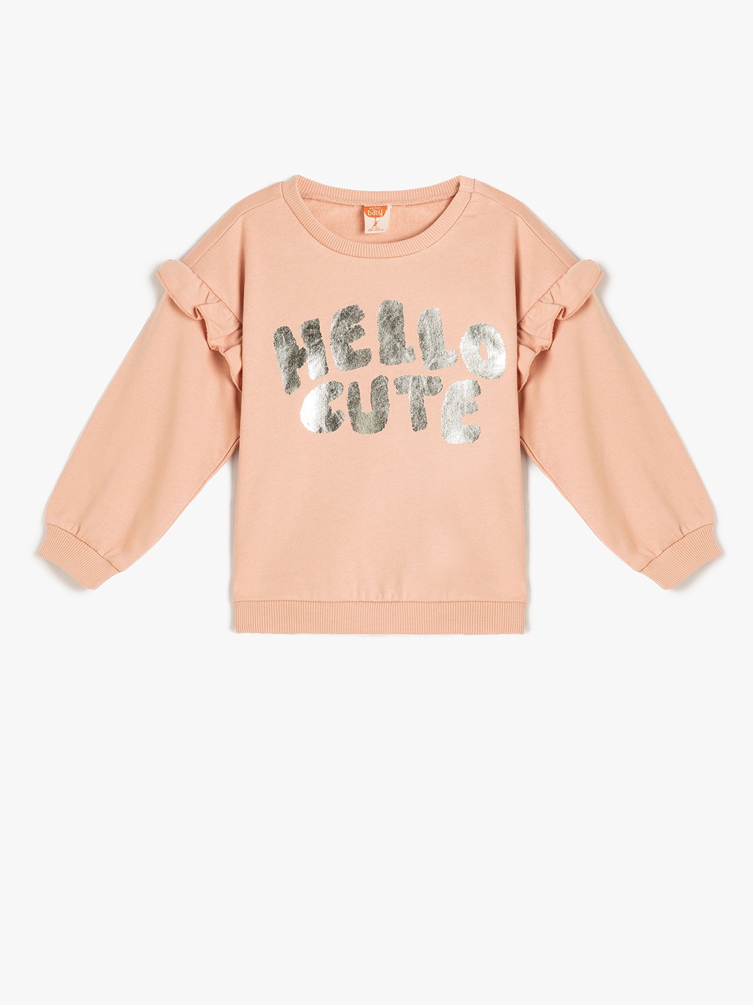 

Koton Girls Printed Sweatshirt, Orange