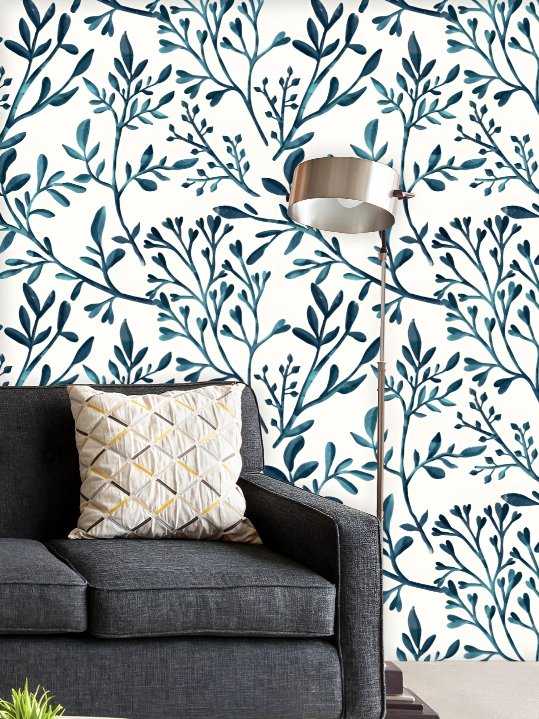 

ArtzFolio Printed UV-Resistant Anti-Bacterial Floral Botanical Pattern Peel & Stick Wallpaper, Multi