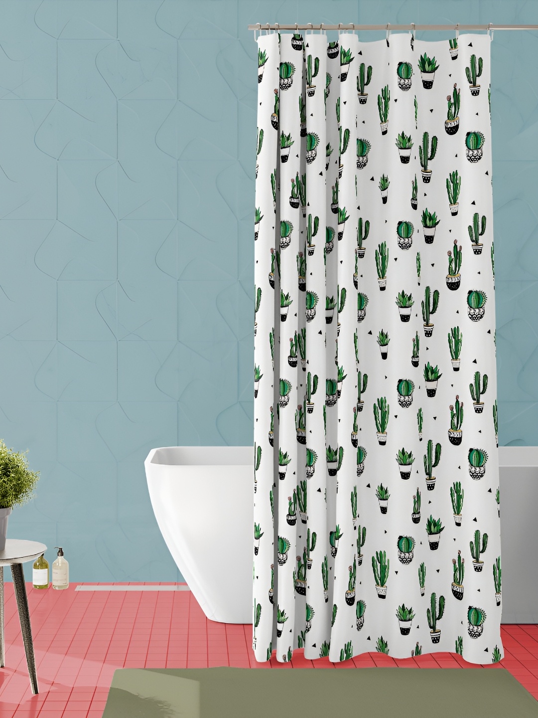 

ArtzFolio Single Piece Waterproof Polyester Shower Curtain, Multi