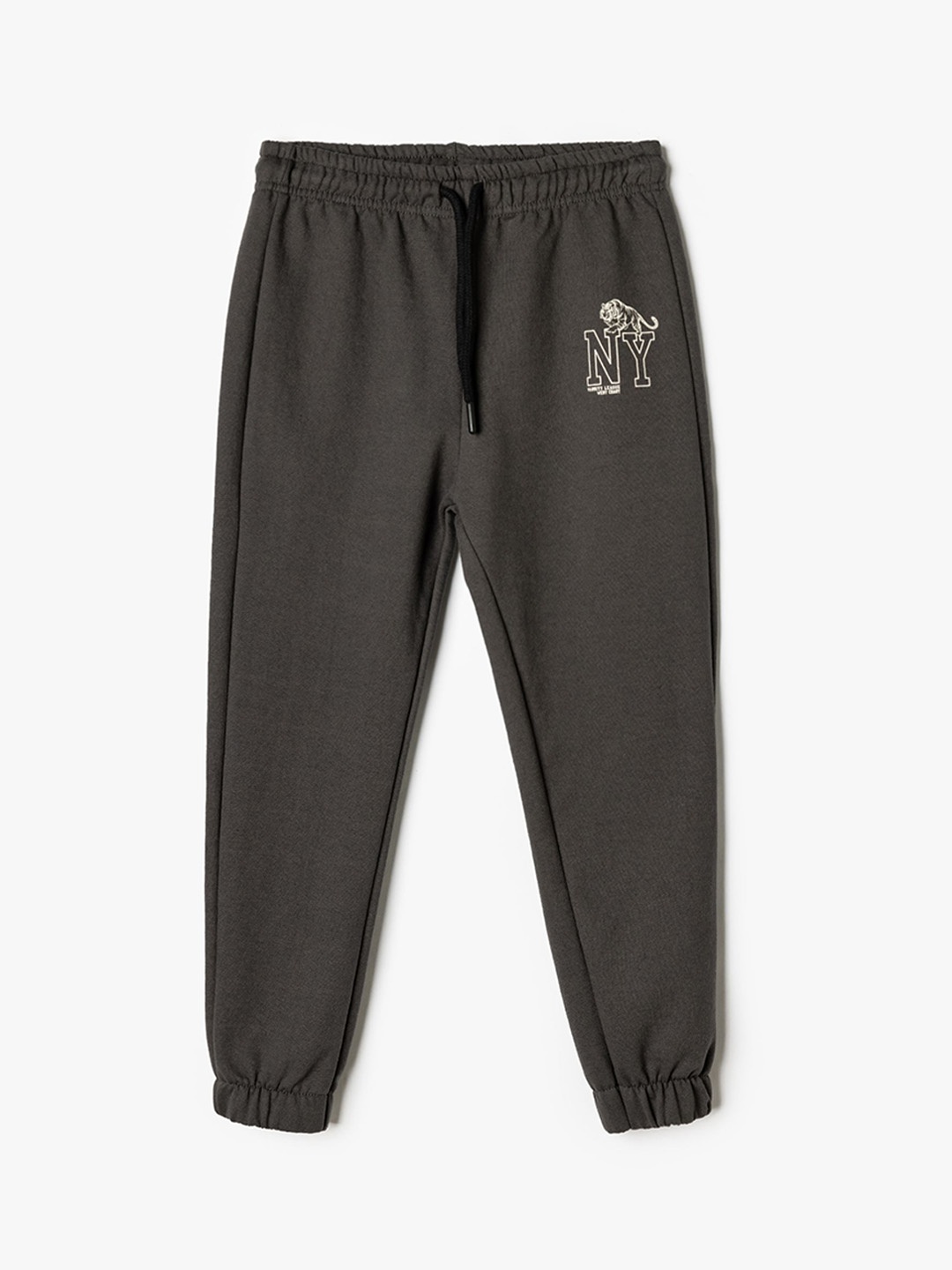 

Koton Boys Mid-Rise Regular Fit Joggers, Grey