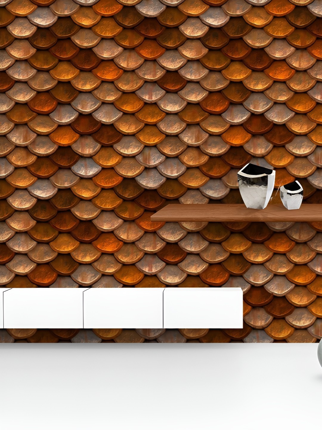 

ArtzFolio Printed UV-Resistant Anti-Bacterial Rusted Body ArmorPeel & Stick Wallpaper, Multi