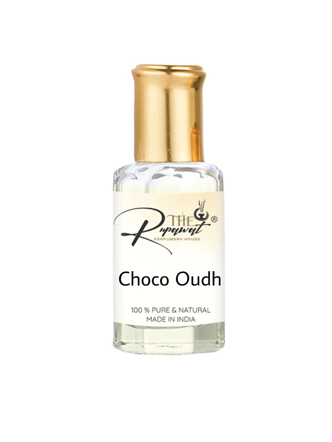 

THE RUPAWAT Perfumery House Choco Oudh Attar - 12 ml, Transparent