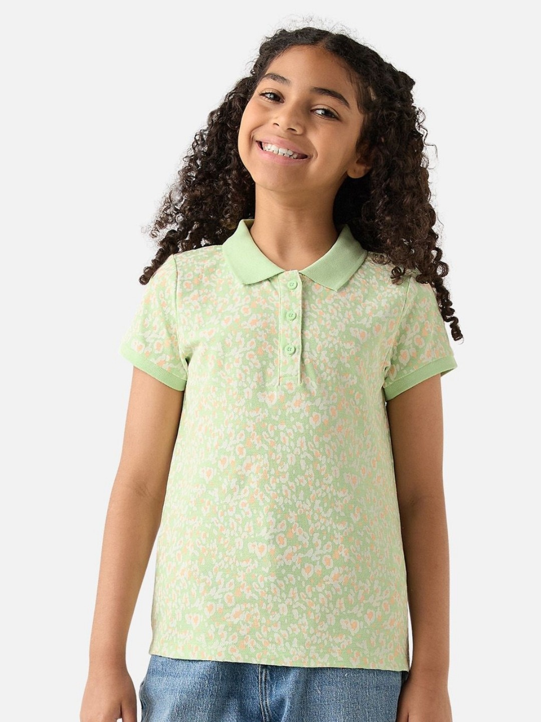 

Juniors by Babyshop Girls Polo Collar T-shirt, Green
