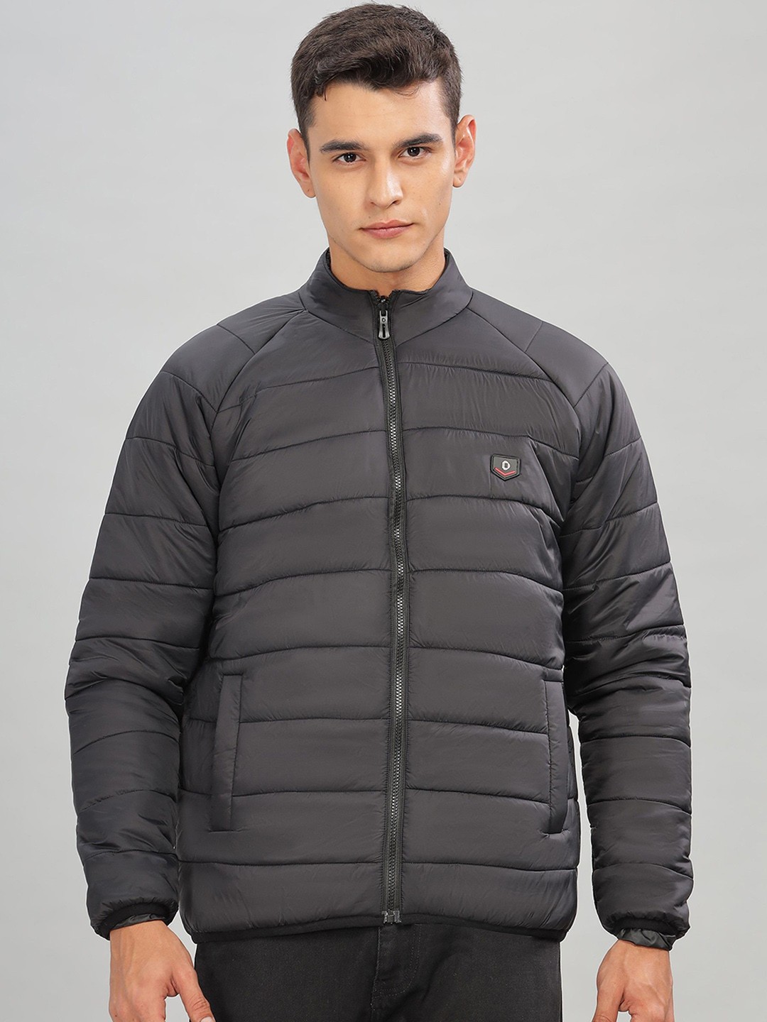 

Dollar Men Lightweight Bomber Jacket, Black